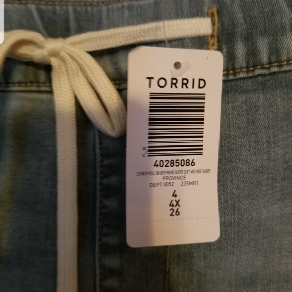 NWT Torrid 3.5" Weekend Denim Shorts - Picture 8 of 9